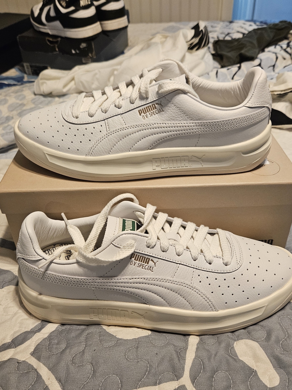 Puma GV Special White Leather Low-Top Sneakers